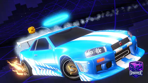 A Rocket League car design from THEO67210