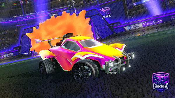 A Rocket League car design from SuddenRabbit4466