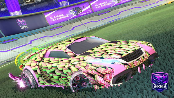 A Rocket League car design from G2186