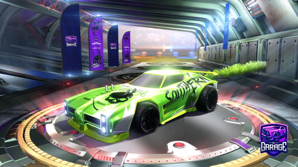 A Rocket League car design from boosted497