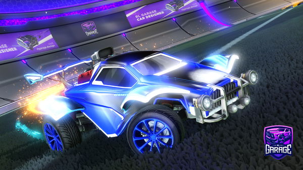 A Rocket League car design from OnboardComb