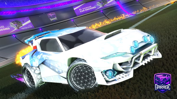 A Rocket League car design from oemblack