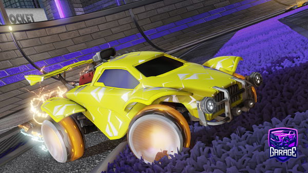 A Rocket League car design from Mxted