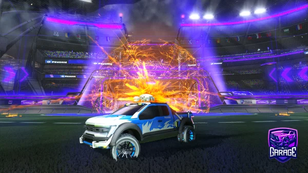 A Rocket League car design from FettyWhopper690