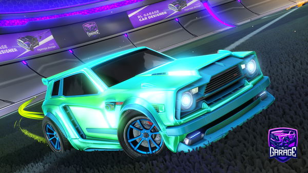 A Rocket League car design from OrgiYT