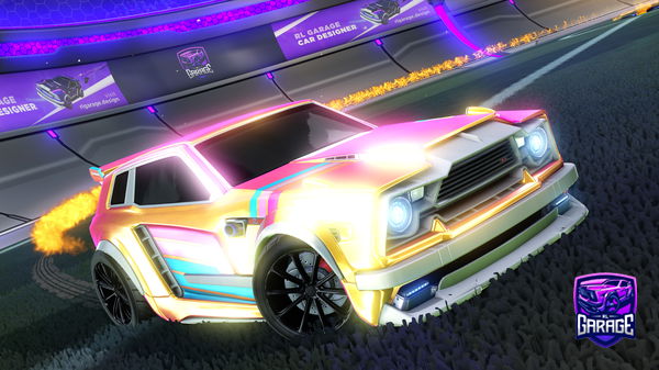 A Rocket League car design from Walenx