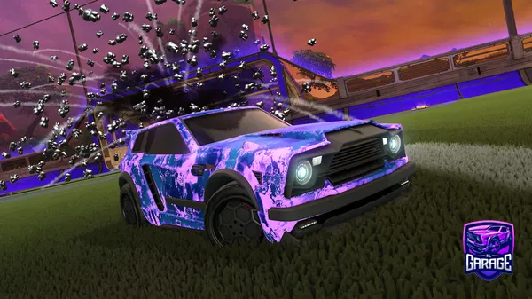 A Rocket League car design from Blizzarius