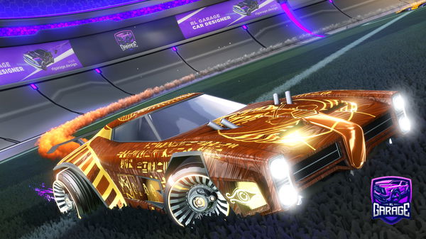 A Rocket League car design from diegolo1019