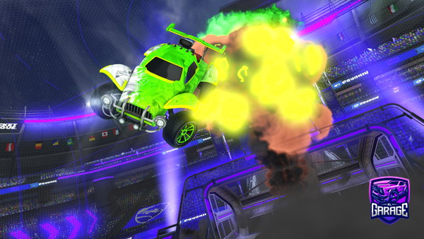 A Rocket League car design from PhotoHoagie