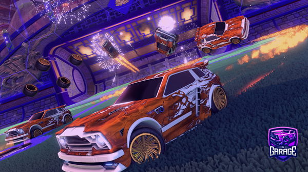 A Rocket League car design from D-Dog7fun