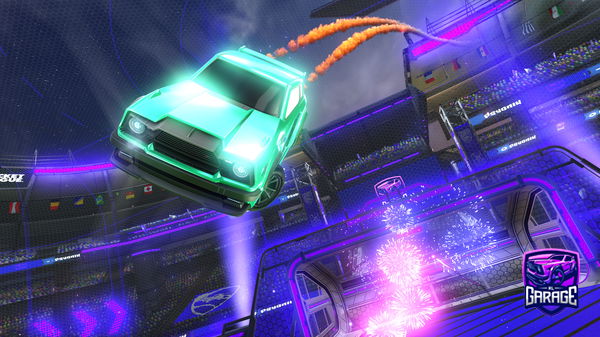 A Rocket League car design from redfxer