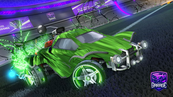 A Rocket League car design from CRinKC