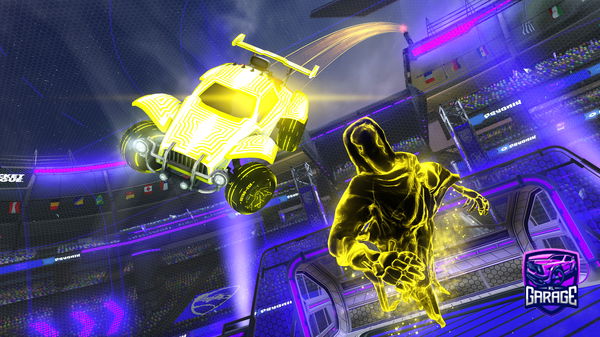 A Rocket League car design from Seasonvr23