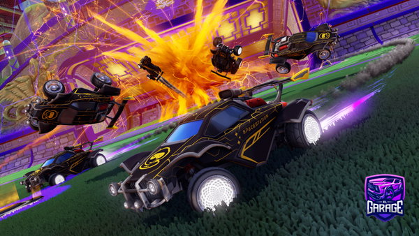 A Rocket League car design from Goldkargashik