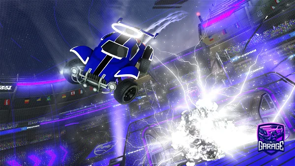 A Rocket League car design from Bcracked1