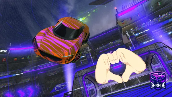 A Rocket League car design from KingdomK_