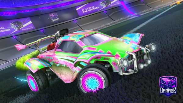 A Rocket League car design from ManUTurtle