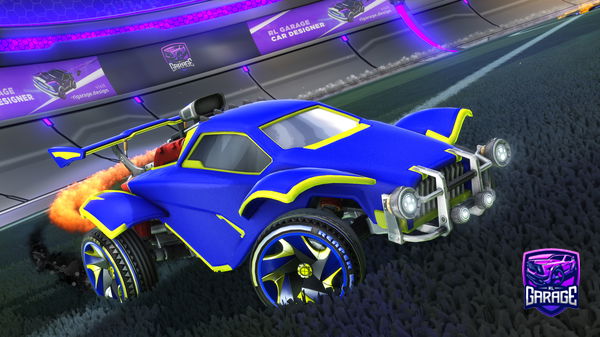 A Rocket League car design from XxRL_OzxX