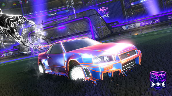 A Rocket League car design from zenix_fire74