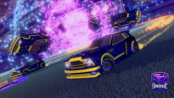 A Rocket League car design from D8l6