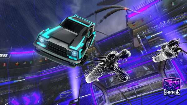 A Rocket League car design from pedalios