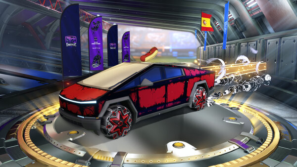 A Rocket League car design from LIGHTMCRCRN