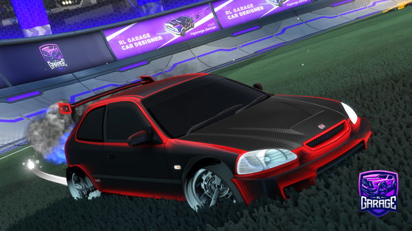 A Rocket League car design from AangsWife