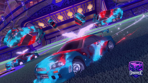 A Rocket League car design from HUGONITE14