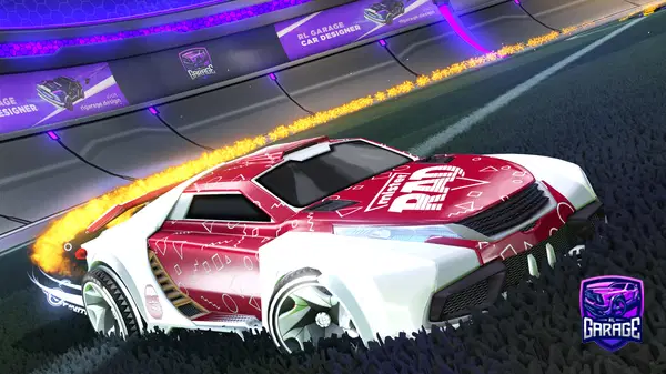 A Rocket League car design from yresett