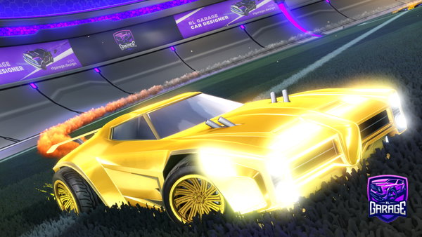 A Rocket League car design from gyeretrade