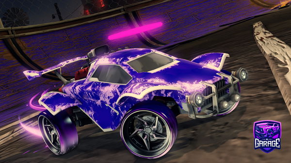 A Rocket League car design from TX456G