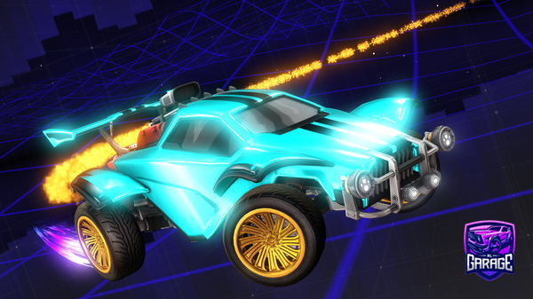 A Rocket League car design from LucasPut