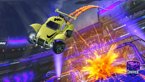 A Rocket League car design from BotCow27