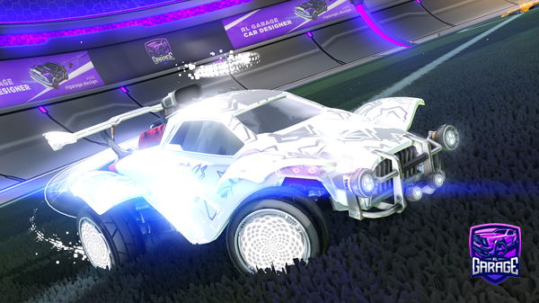 A Rocket League car design from SMX_2009