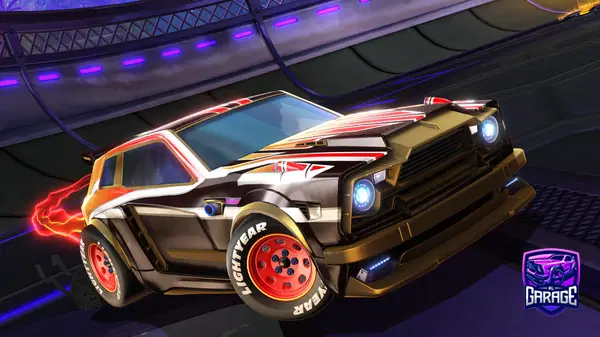 A Rocket League car design from Raiyu