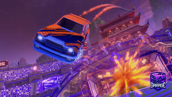 A Rocket League car design from Hobbzy11