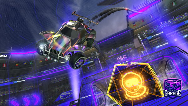 A Rocket League car design from soapysma