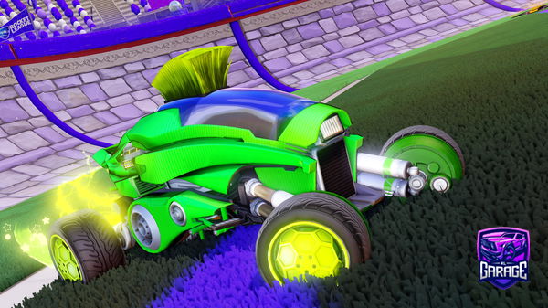 A Rocket League car design from teckball