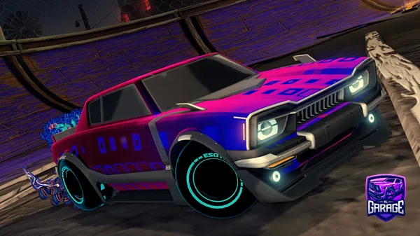 A Rocket League car design from HELL78