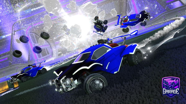 A Rocket League car design from FootlessEmu