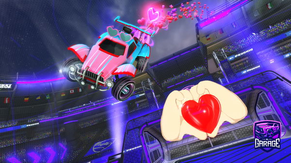 A Rocket League car design from Worm2020