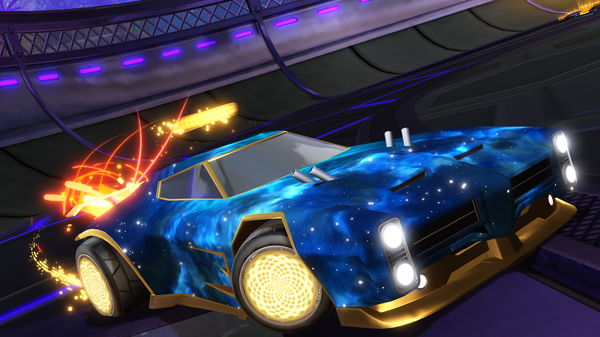 A Rocket League car design from Dschnids