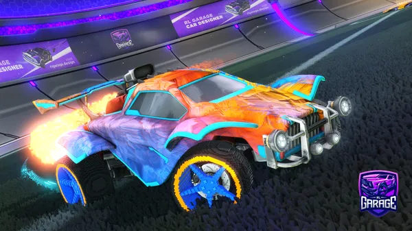 A Rocket League car design from JNAntagonist