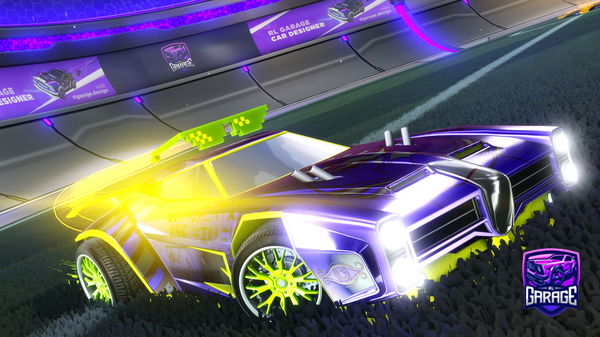 A Rocket League car design from Lduzmani