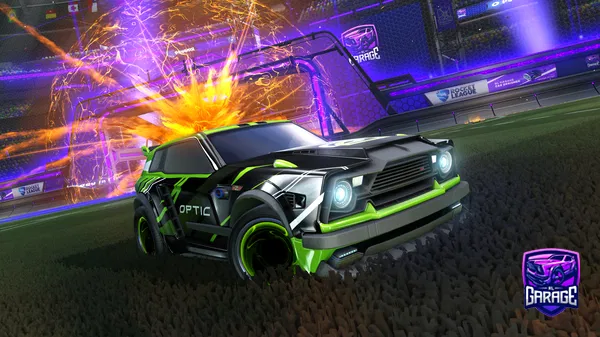 A Rocket League car design from Bizzzah