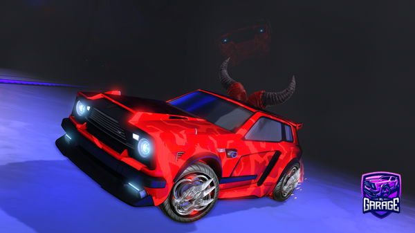 A Rocket League car design from CHIBIXofficial