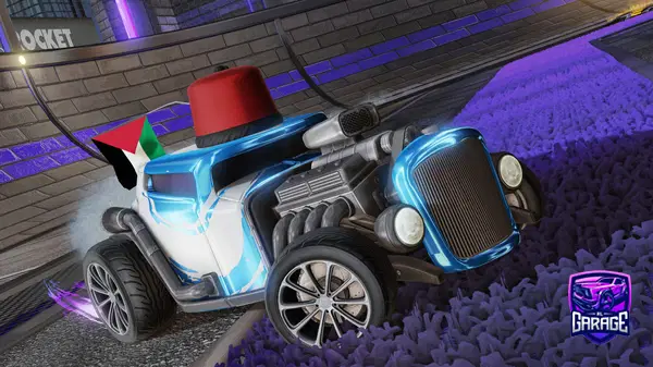 A Rocket League car design from Tarekba2