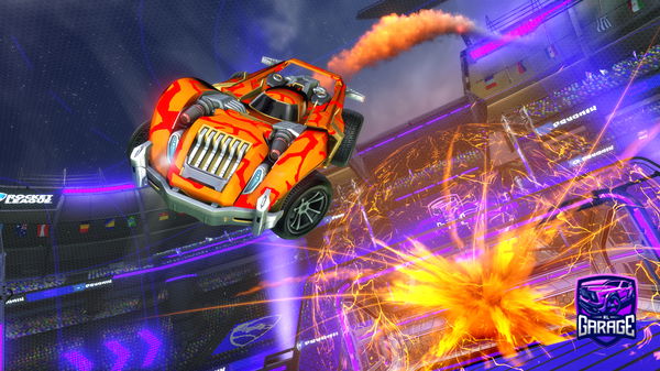 A Rocket League car design from Fire_lord0911