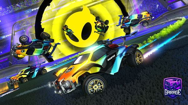 A Rocket League car design from Octy2