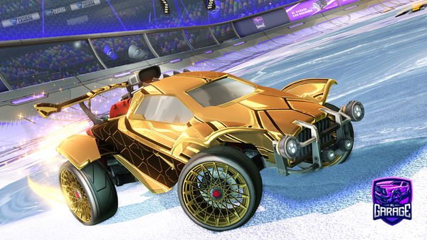 A Rocket League car design from Mattutius